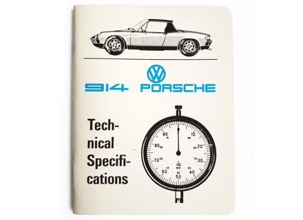Libretto delle specifiche tecniche. Porsche 914