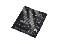 Sticker Tyre Pressure. Porsche 991.1 Carrera 2 / 2S 2012-16 - 99170128623