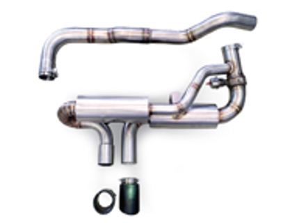 Sportauspuff Endschalldämpfer ohne Klappen Porsche 718 Boxster und Cayman - P0.013.C01, 982251051K, 982251051D, 982251052E