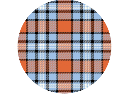 SOLM (Racing) polyviscose tartan stof, inspiratie: Le Mans, Ford GT, Porsche 917, Steve McQueen *VOORBEELD*