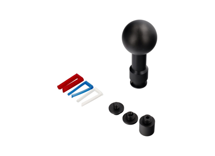 Pommeau de levier de vitesse en aluminium usiné. Porsche 911 1989 - présent / 986 / 987 / 981 / 718 / 944 / 968 / 928