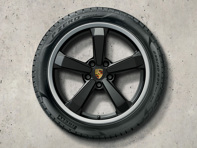 19-/20-inch 911 (992) Dakar, Black Alloy wheels and winter tyres Original Porsche - 992044600S
