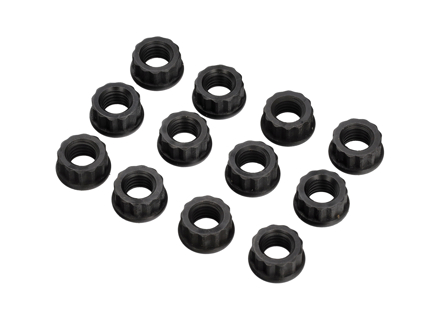 Drijfstangmoeren SET VAN 12. Porsche 911 1984>> / 964 / 993 / 996 Turbo / 997 Turbo - 99310317403, 99310317402, 93010317400, 99310317400