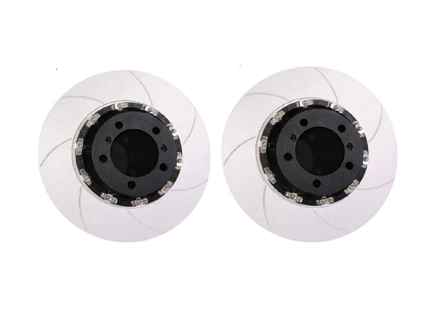 Schwimmend gelagerte Bremsscheiben für die Vorderachse. Porsche 992.1 S / 992.2 Carrera 2 - 9P1615301J, 9P1615302J