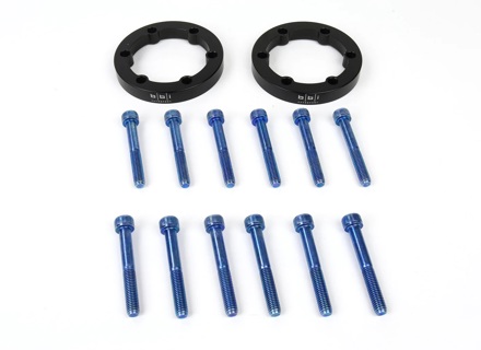 Wheel spacers 10mm front axle spacer kit. Porsche 996/997 Turbo - bbi.996.501.0003