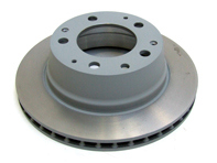 Brake disc rotor, Rear. Porsche 911 1984-89 3.2L - 91135204108, 15828, 91135204109