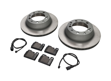 Pastiglie freno posteriori e pacchetto disco freno Porsche 928 1978 Sebro - 94435204102, 94435204105, 92835295102, 94435295102, 92861231300, 92861231303