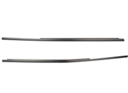 Moulding for door exterior, Black. Porsche 911 Coupe 80-86 - 9115314310070K, 9115314320070K