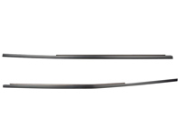 Moulding for door exterior, Black. Porsche 911 Coupe 80-86 - 9115314310070K, 9115314320070K