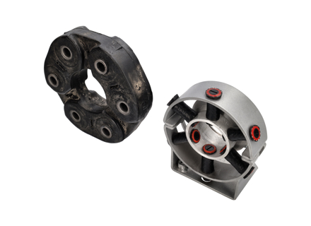 Cardan prop shaft support bearing repair. Porsche Cayenne 955 / 957 Most models - 95542102020, 95542102021, 95542102022, 95542102023, 95542102024, 95542102010, 95542102011, 95542102012, 95542102013, 95542102014, 95542102015, 7LO521102MX, 95542102015EPS