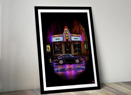 Bad Boys Porsche 911 964 Turbo poster in Black frame
