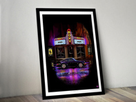 Bad Boys Porsche 911 964 Turbo poster in Black frame Bad Boys Porsche 911 964 Turbo poster in Black frame