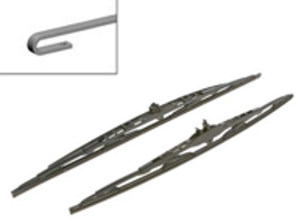 Kit spazzole tergicristallo anteriore. Porsche 970 Panamera (auto con guida a destra) - 97062890400, 3397001802, 801S