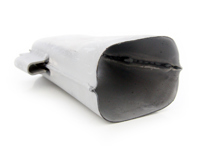 Rear bumper guard exhaust funnel. Porsche 356 B / 356 C - 64450503706, 64450503706GRV