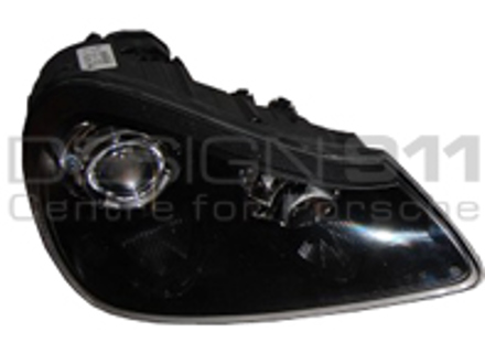 Phare avant sport version noire Litronic. Porsche Cayenne 957 2007>> - 95563117530, 955631176430, 95563117631, 95563117531