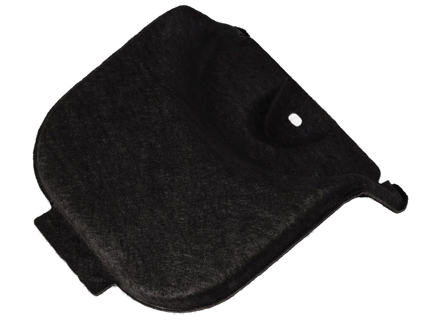 Abdeckung der vorderen Unterbodenschiene. Porsche 95B Macan - 95B825353A, 95B825353