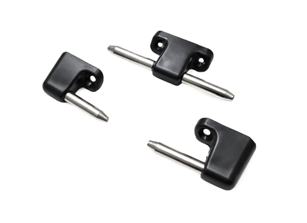 遮阳板支架套装。适用于保时捷 914（1970-1976 年款）。 - 91473132710, 96473131940, 90173132341, 91173101540, 91173132340, 96473132040, 91173101640, 91173132440