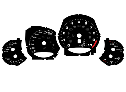 表盘设置，MPH。保时捷 991.2 GT3