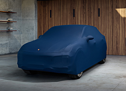 Car cover outdoor, in Blue. Porsche Cayenne 9YA / 9YA-2 Coupé - 9Y0044038, 9Y0044039
