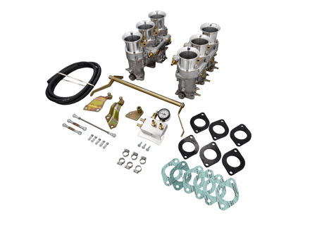 Kit carburador PMO Inducción 40mm, rendimiento. Porsche 911 de 2,4 l a 2,7 l de cilindrada - 91110812100, 91110812301, 91110812302, 91110812200, 91110812402, 91110812403 - 1615100318, PM-O802-0