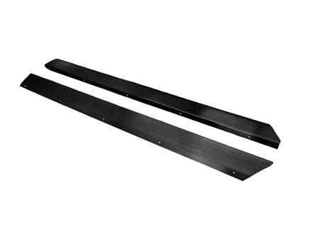 Kit di protezione per soglia porta in alluminio nero. Porsche 911 1965-73 - 90155111550, 90155111650, 90155111551, 90155111651 - 1689815570, 1689815580
