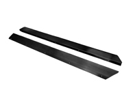 Einstiegsleisten-Schutzset aus schwarzem Aluminium. Passend für Porsche 911 (1965–73). - 90155111550, 90155111650, 90155111551, 90155111651 - 1689815570, 1689815580