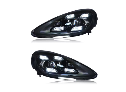 Headlamp Led Upgrade 2023 PDLS style High Beam Laser Porsche Cayenne 958.1 2011-2014 - 95863117310, 95863117311, 95863117410, 95863117411, 95863117510, 95863117511, 95863117610, 95863117611