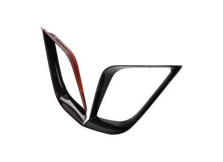 MOLDURAS DE ENTRADA DEL PARACHOQUES DELANTERO EN CARBONO 991.2 GTS - ML-ZDH111-MY