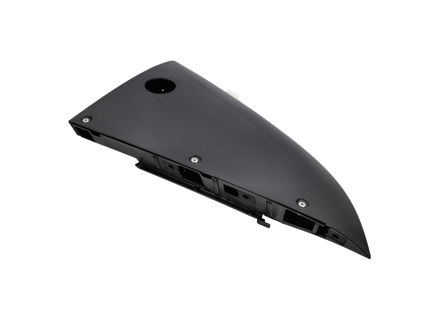 Achterbumperbekleding, onder, matzwart. Porsche 982 Cayman (718) GT4 RS 2019>> - 98280791, 982807917OK1, 982807918OK1