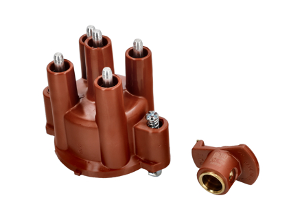 Distributor cap and rotor arm kit. Porsche 924S / 944 - 94460225100, 94460290100, 94460290101