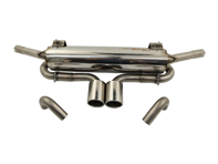 DAMAGED Exhaust Muffler / Silencer Sports System DesignTek for Porsche Boxster 986 - 99611112106, 99611112107, 99611114105, 99611114111, 99611114202, 99611114211, 99611115101, 99611115202