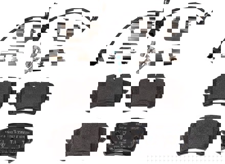 Brake Pads REAR. Porsche 95B.2 Macan S 2019>> - 95B698451, 95B698451H, 95B698451E