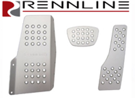 Rennline Aluminium 3 Piece Pedal Set Perforated. Porsche 911/912/930 COUPE Tiptronic - P44.22.11, P442211