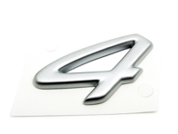 4 - badge. Porsche 993 - 993559241014PU, 993.559.241.01.4PU 4 - badge. Porsche 993 - 993559241014PU, 993.559.241.01.4PU