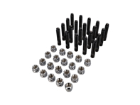 Titanium wheel bolt replacement (+15mm longer) stud set with chrome capless nut for modern Porsche - 99636120300, 99636120301, 99636120302, 99736120301, 99736120302, WHT006978, 99636120390, 99636198000, 99736198007, WHT004676A, HUBSTUDKIT65B, HUBSTUDKIT65C, HUBSTUDKIT, N0201121/1, N0201121/2, N0201121/3, LS06, LS07 Titanium wheel bolt replacement (+15mm longer) stud set with chrome capless nut for modern Porsche - 99636120300, 99636120301, 99636120302, 99736120301, 99736120302, WHT006978, 99636120390, 99636198000, 99736198007, WHT004676A, HUBSTUDKIT65B, HUBSTUDKIT65C, HUBSTUDKIT, N0201121/1, N0201121/2, N0201121/3, LS06, LS07