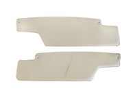 Sun visor set, Ivory. Porsche 914 1970-76 - 91473104312, 91473104412