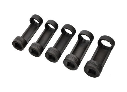 Juego de 5 piezas de dados para tuercas de puntal de suspensión. - P7031