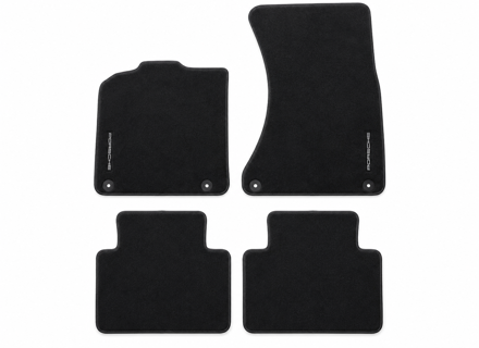 Tapis de sol avec bordure en nubuck. Porsche Macan LHD - 95B864435B, 95B864435DOS5, 95B864435DOT7, 95B864435DOR4, 95B864435DOL7