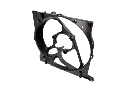 Radiator water fan bracket. Porsche 991 Turbo / 991 GT3 / 991 GT3 RS - 99110616501, 99110616601