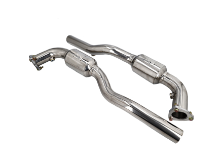 Exhaust Catalytic Converter Pipes DesignTek for Porsche 996 - 99611302154, 99611302157, 99611302156, 99611302254, 99611302257, 99611302256, 99611302152, 99611302155, 99611302159, 99611302252, 99611302255, 99611302259, 99611302258, 99611302260, 99611302158, 99611302160