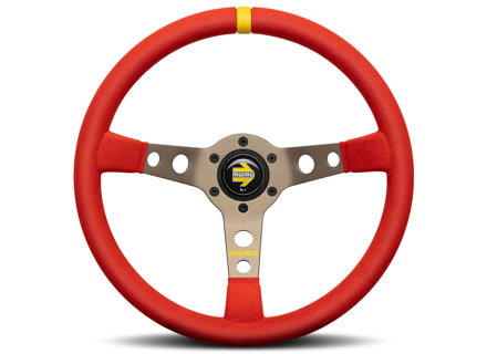 Momo MOD.07 Red edition stuurwiel - Italiaanse rode microvezel