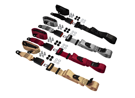 彩色静态 2 点式后腰带（2 件套）。保时捷 911 78-89 / 964 / 993 / 968 / 924 / 944 - 47785779570B, 911116