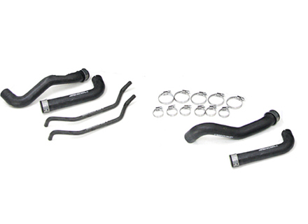 Water coolant front radiator pipe kit. Porsche 996 C4S - 99610662579, 99610662678, 99610662179, 99951249900, 99951255201, 99951258509, 99610613778, 99610613883, 99610633400