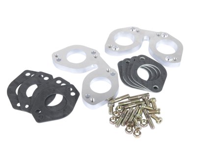 Set di collettori per consentire la sostituzione dei carburatori Solex originali con 2 carburatori Weber 40IDF. - MW4050