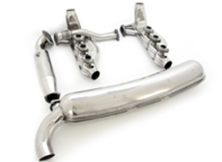 Exhaust Single Outlet 60mm & Heat Exchangers System Porsche 911 1974-83 - 91133091101S, 91122092100S, 91122092201S, 93011116905, PCG91121100, 92201KIT