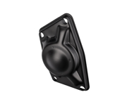 Copertura barra di torsione senza foro. Porsche 356C - 69533315101, 69533315100