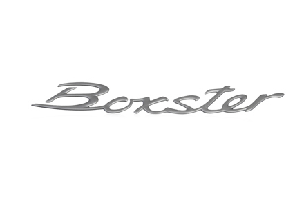 BOXSTER - 徽章，钛金属色。保时捷 986 / 987 - 9865592370070C, 986559237019A4, 98655923702, 986.559.237.00.70C, 986.559.237.01.9A4, 986.559.237.02