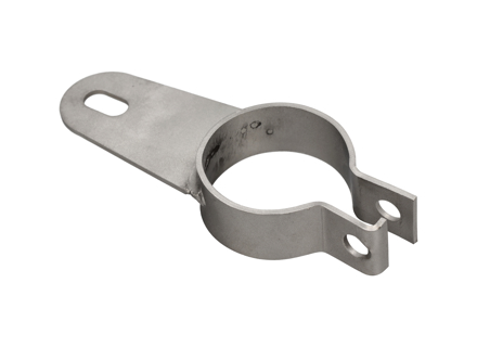 Fascetta di scarico con staffa in acciaio inox 43mm. Porsche 356B / 356C - 61611102500 - PRS121