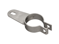 Fascetta di scarico con staffa in acciaio inox 43mm. Porsche 356B / 356C - 61611102500 - PRS121