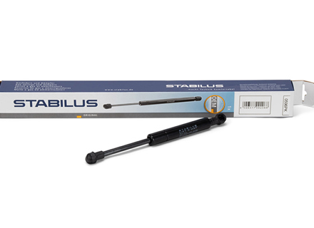 Stabilus front bonnet damper. Porsche 986 Boxster / 996 - 99651155101, 0596PK, 1681200500